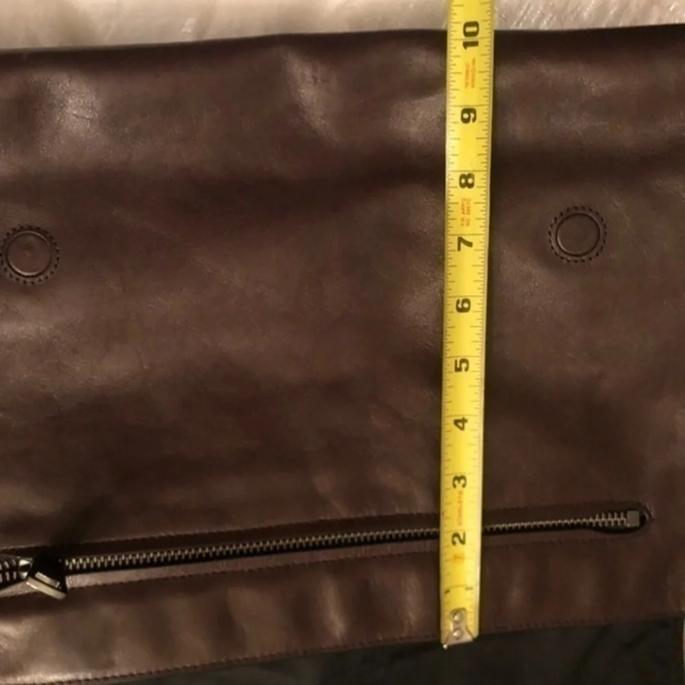 Coach brown leather men’s briefcase laptop travel business bag
